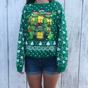 Teenage mutant ninja turtle Christmas sweater